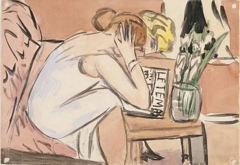 Due ragazze che leggono - Karin e Rüdiger Volhard, Frankfurt am Main